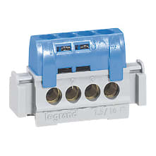Legrand - Blue IP2x Terminal Block 47mm