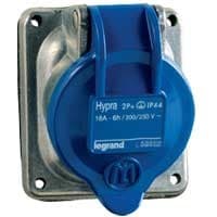 Legrand - 240v 16a 3p+n+e M Pnl Skt IP44