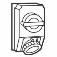 Legrand - 415V 16A 3P+N+E Int IP67 SOCKET