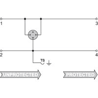 Weidmuller VSSC4 GDT 240VAC/DC20kA