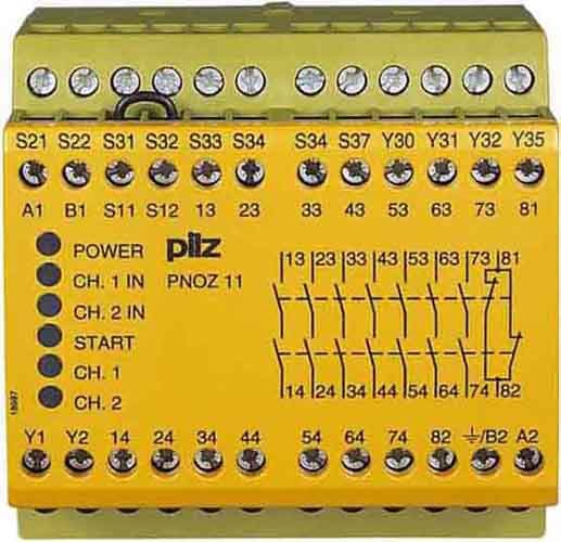 Pilz PNOZ 11 42VAC 24VDC 7n/o 1n/c