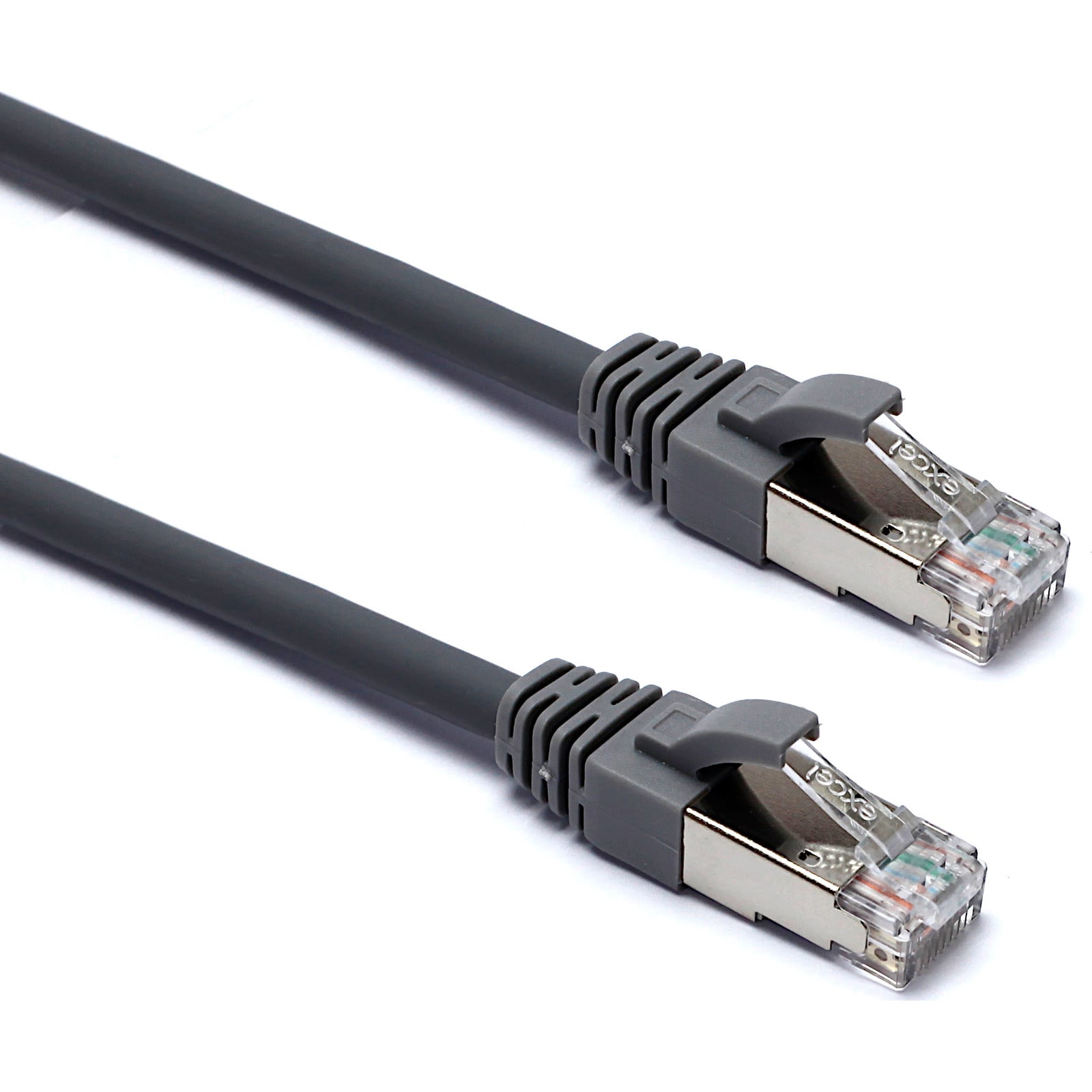 Mayflex - Excel Cat6A Patch Lead F/FTP Shielded LSOH Blade Booted 2 m Grey