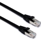 Mayflex - Excel Cat6A Patch Lead F/FTP Shielded LSOH Blade Booted 3 m Black