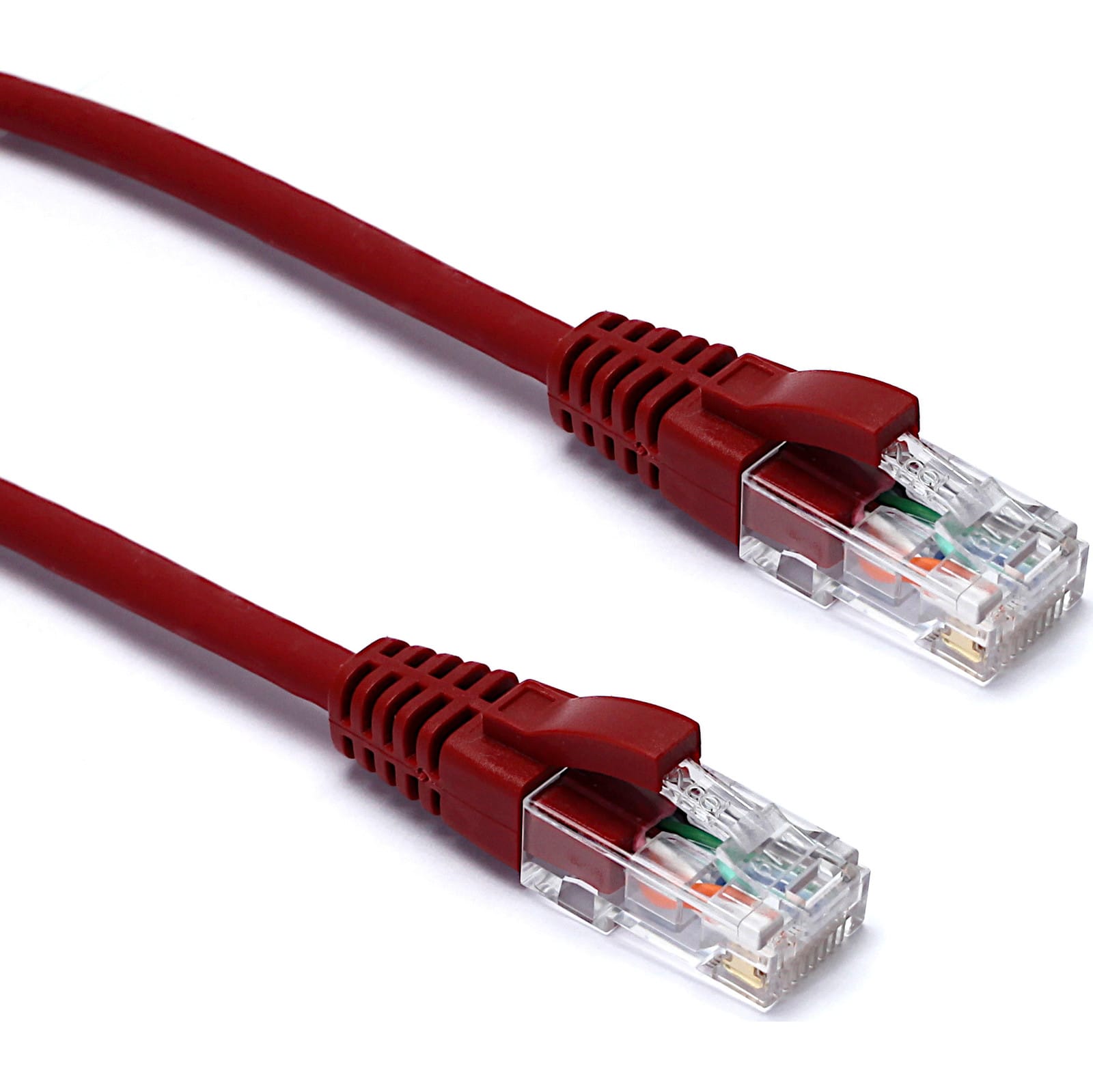 Mayflex - Excel Cat6 Patch Lead U/UTP Unshielded LSOH Blade Booted 5 m Red