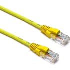 Mayflex - Excel Cat6 Patch Lead U/UTP Unshielded LSOH Blade Booted 1 m Yellow