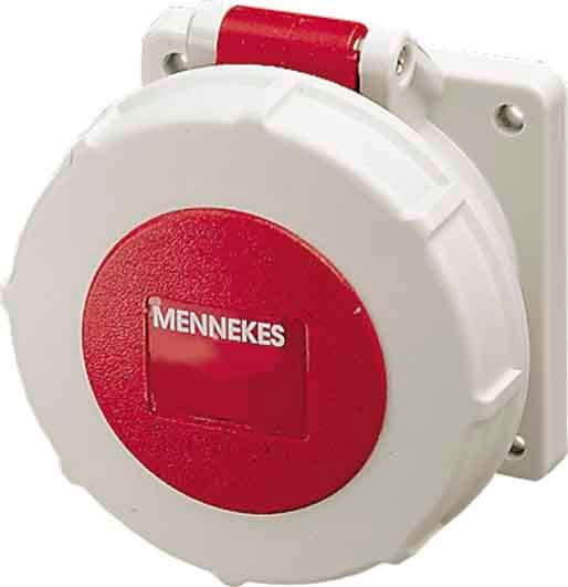 Mennekes str.Panel Socket IP67 32A 4p 400V 6h