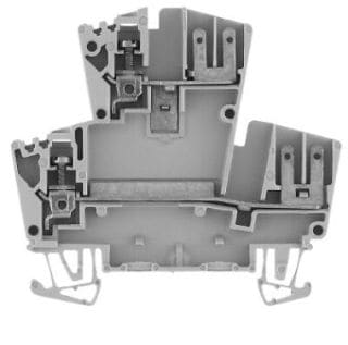 Allen-Bradley IEC 2CKT FEED-THRU BLK 2 STAB CONN 2.5MM