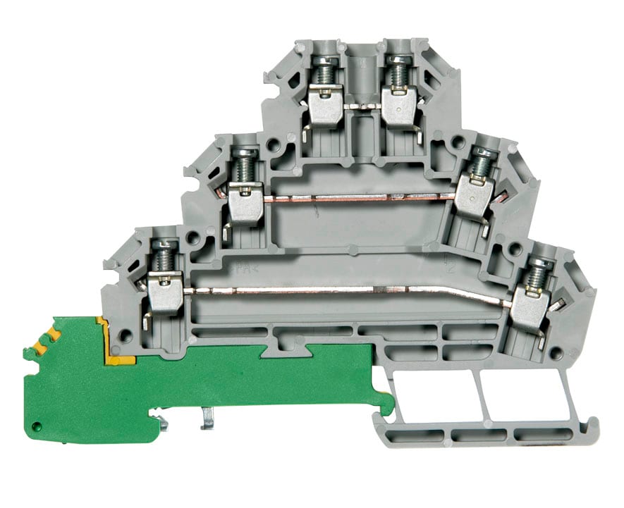 Allen-Bradley - 3 Level Motor block with ground
