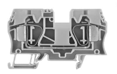 Allen-Bradley Feed Through Sprg Clmp T/L Blk 10mm GRY