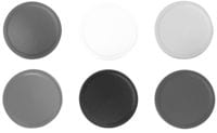 Allen-Bradley FLUSH PUSH BTN CAP - WH ON BLACK ARROW