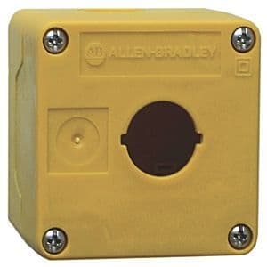 Allen-Bradley 1 HOLE PLASTIC ENC YEL 71mmX71mm