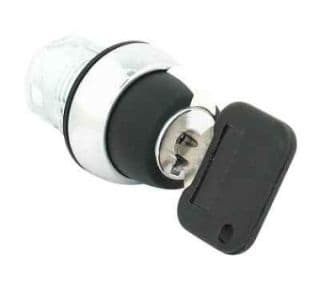 Allen-Bradley 2 Pos Key Selector switch Keycode 455