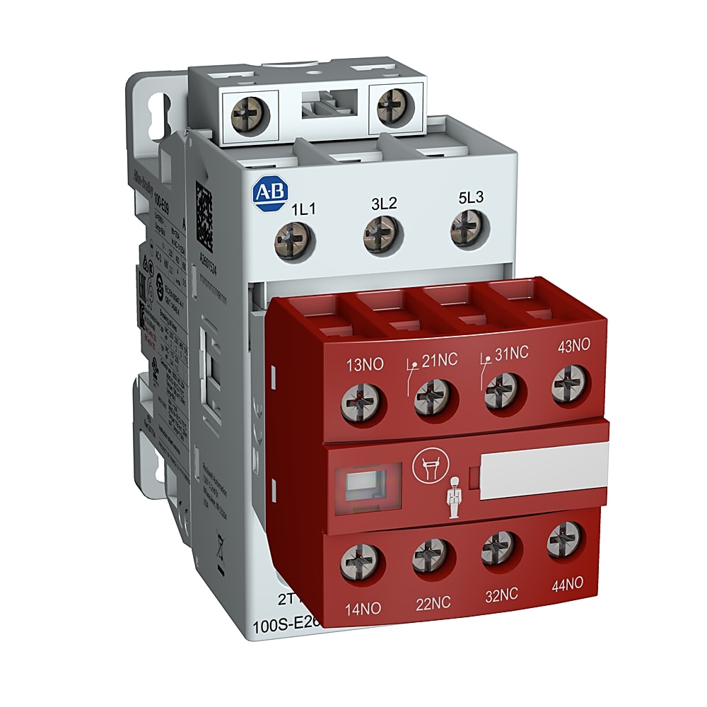 Allen-Bradley Safety Contactor,IEC,38 A,24-60V 50-60Hz