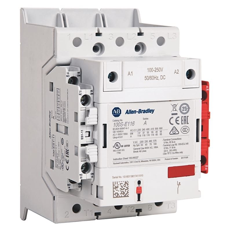 Allen-Bradley IEC, 205 A,48-130V 50-60 Hz/48-130V DC,3