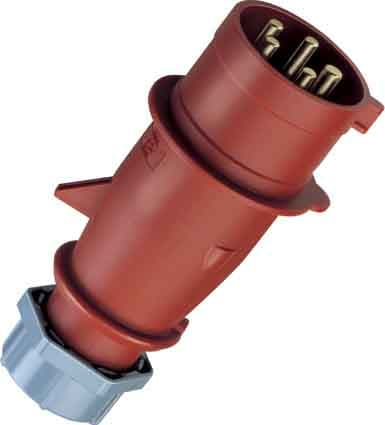 Mennekes AMTOP Plug IP44 16A 5p 400V 6h Phase Inv