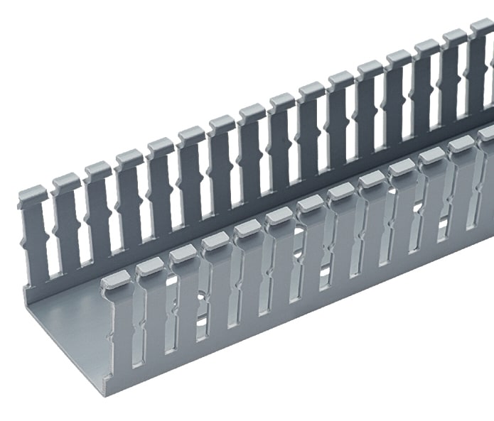 Panduit Narrow Slotted Duct,PVC,1.5" X 4"(1x6ft)