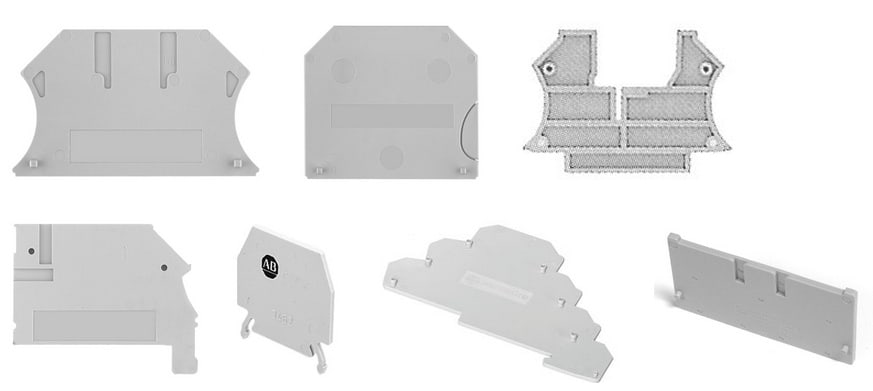 Allen-Bradley End Barrier Blue