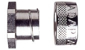 Adaptaflex SMOOTH ENTRY BRUSH - NICKEL PLATED BRASS