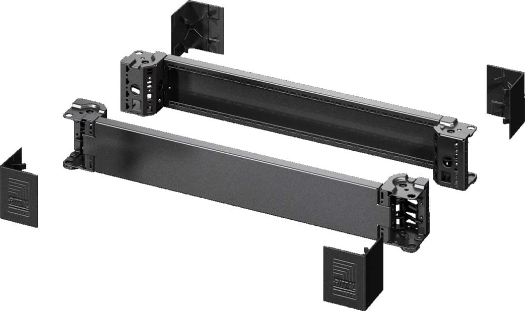 Rittal Rittal AX Base/plinth corner pieces with base/plinth trim panels H 100 mm, for W 1200 mm