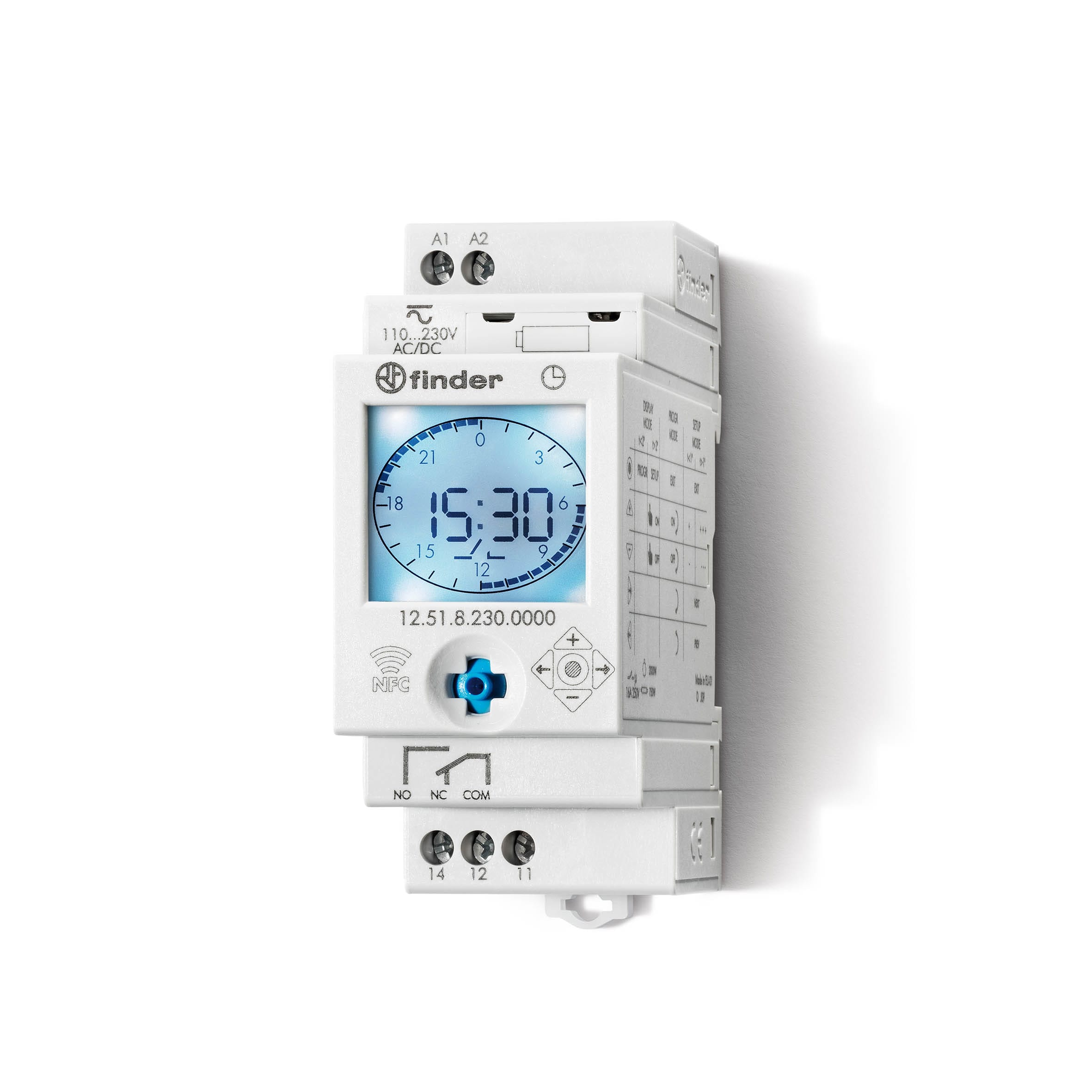 Finder Finder 12 Series Daily Digital Time Switch 16A 230 V