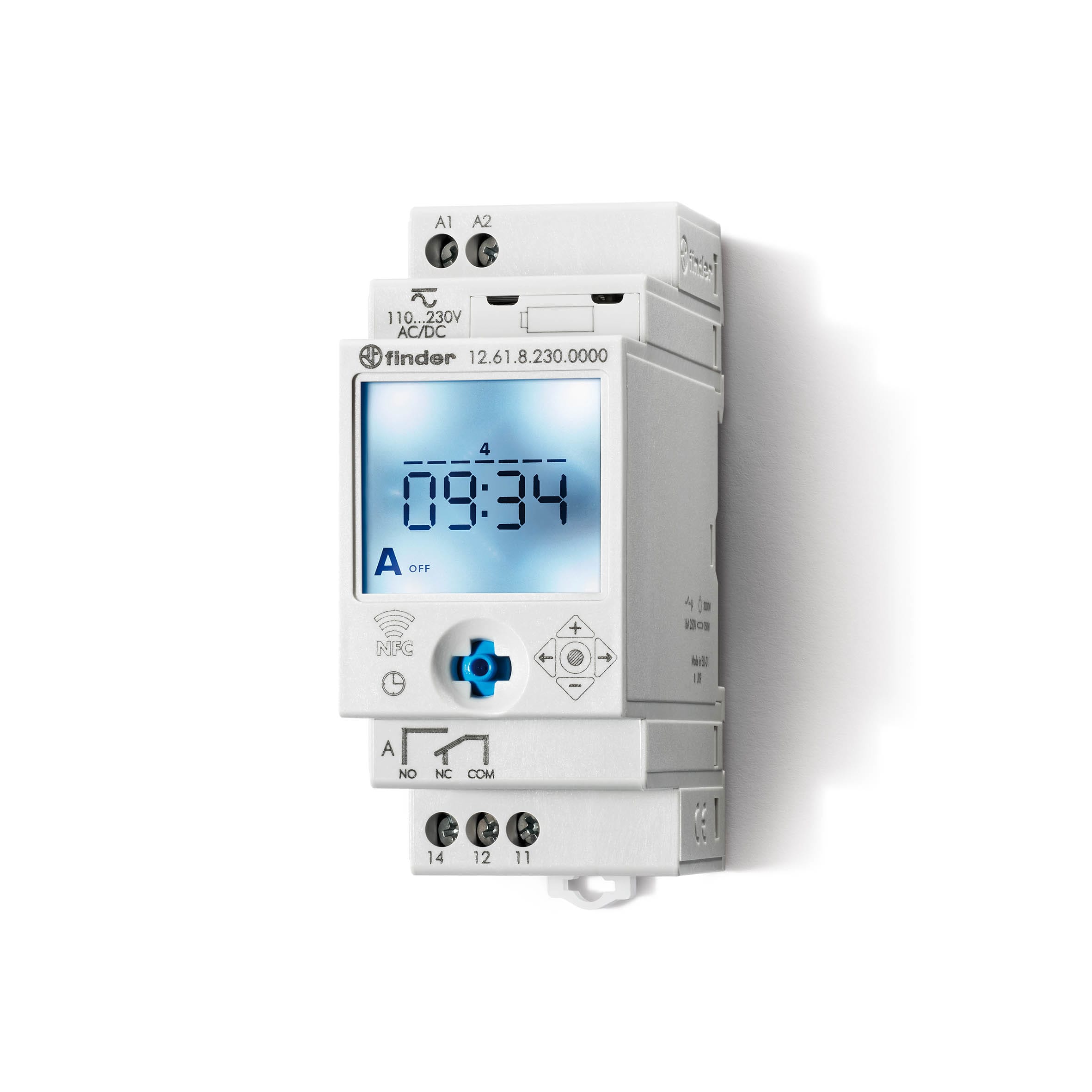 Finder Finder 12 Series Weekly Digital Time Switch 16A 230 V Switch On/Off, Pulse