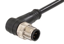 Molex - M12 5P 90° Male to Pigtail WSOR 10m