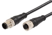 Molex - M12 4P Female to Male WSOR Cable 1m