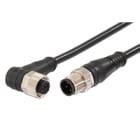Molex - M12 4P Fem 90° to Male WSOR Cable 2m