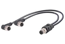 Molex - ILS-4P-MM/ST-2XFE-90-2M-WSOR