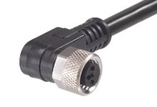 Molex - M8 3P Fem 90° to Pigtail WSOR Cable 2m