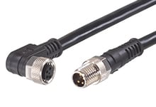 Molex - M8 4P Male to Pigtail WSOR 10m