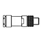Molex - FA M8 3P MA STR SCR UNSH