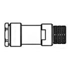 Molex - FA M8 3P FE STR SCR UNSH