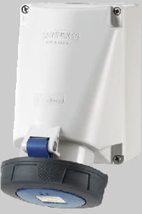 Mennekes Wall Socket IP67 63A 3p 230V 6h