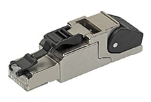 Molex - FA RJ45 CAT6A 8P MA STR SHLD IPC AWG22