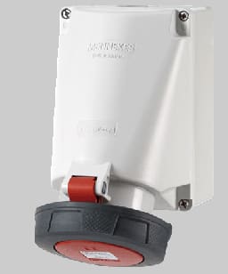 Mennekes Wall Socket IP67 63A 5p 400V 6h