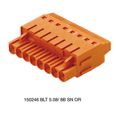 Weidmuller BLT 5.08HC/08/180B SN OR BX