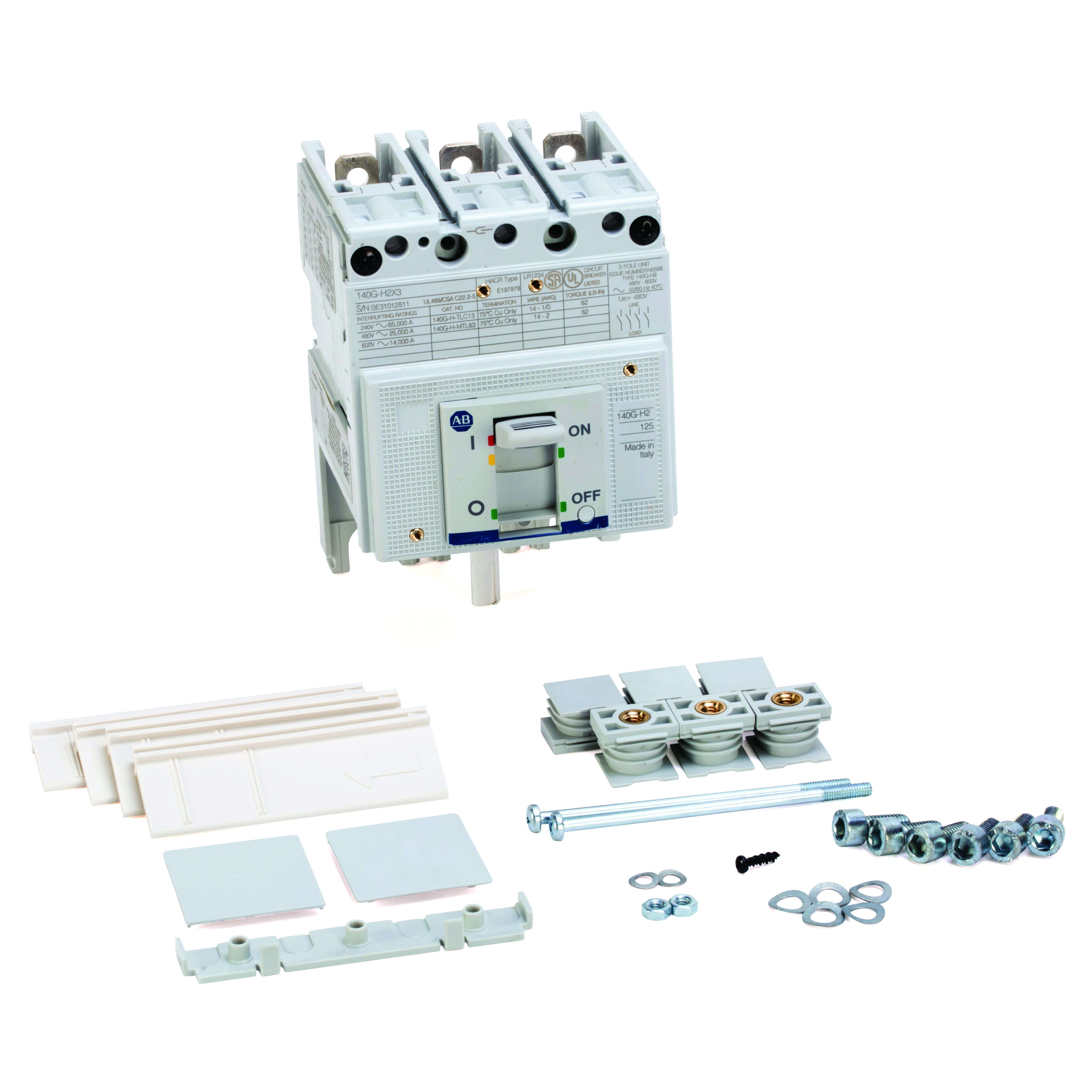 Allen-Bradley 140G 125A Molded Case Frame