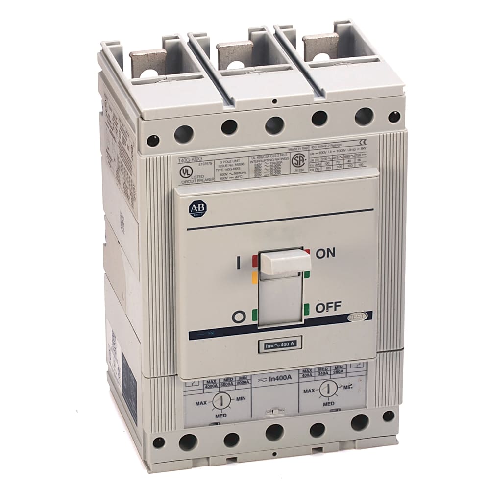 Allen-Bradley 140G 400A K Frame Molded Case Ckt-Bkr