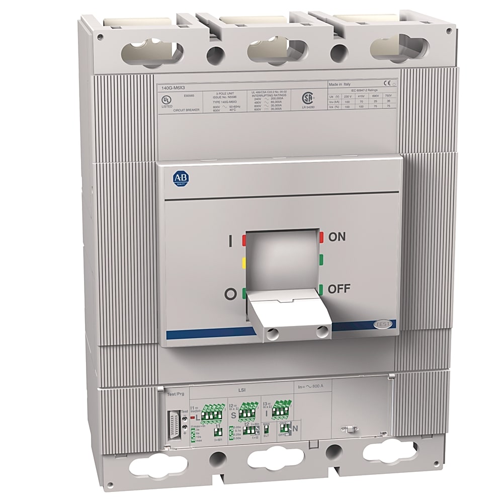 Allen-Bradley 600A M Frame Molded Case Ckt-Bkr 250V