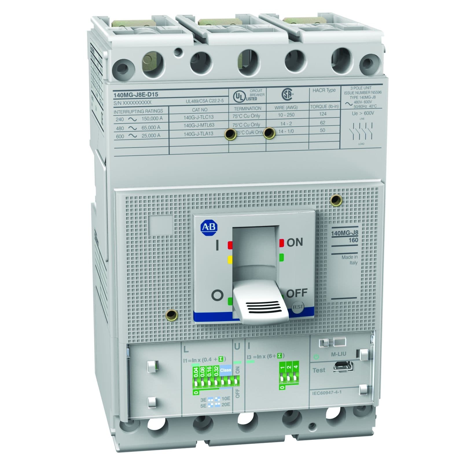 Allen-Bradley 140MG 225A Frame Mtr-Ckt Protector