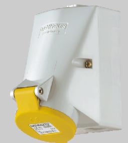 Mennekes Wall Socket IP44 32A 3p 110V 4h