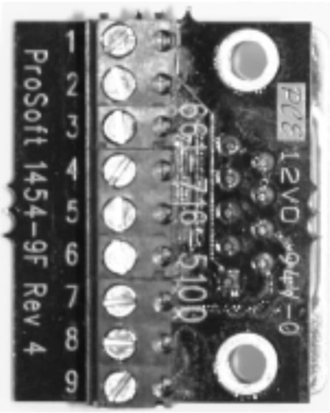 Prosoft RS422/RS485 DB9 Screw Terminals MVI/Prol