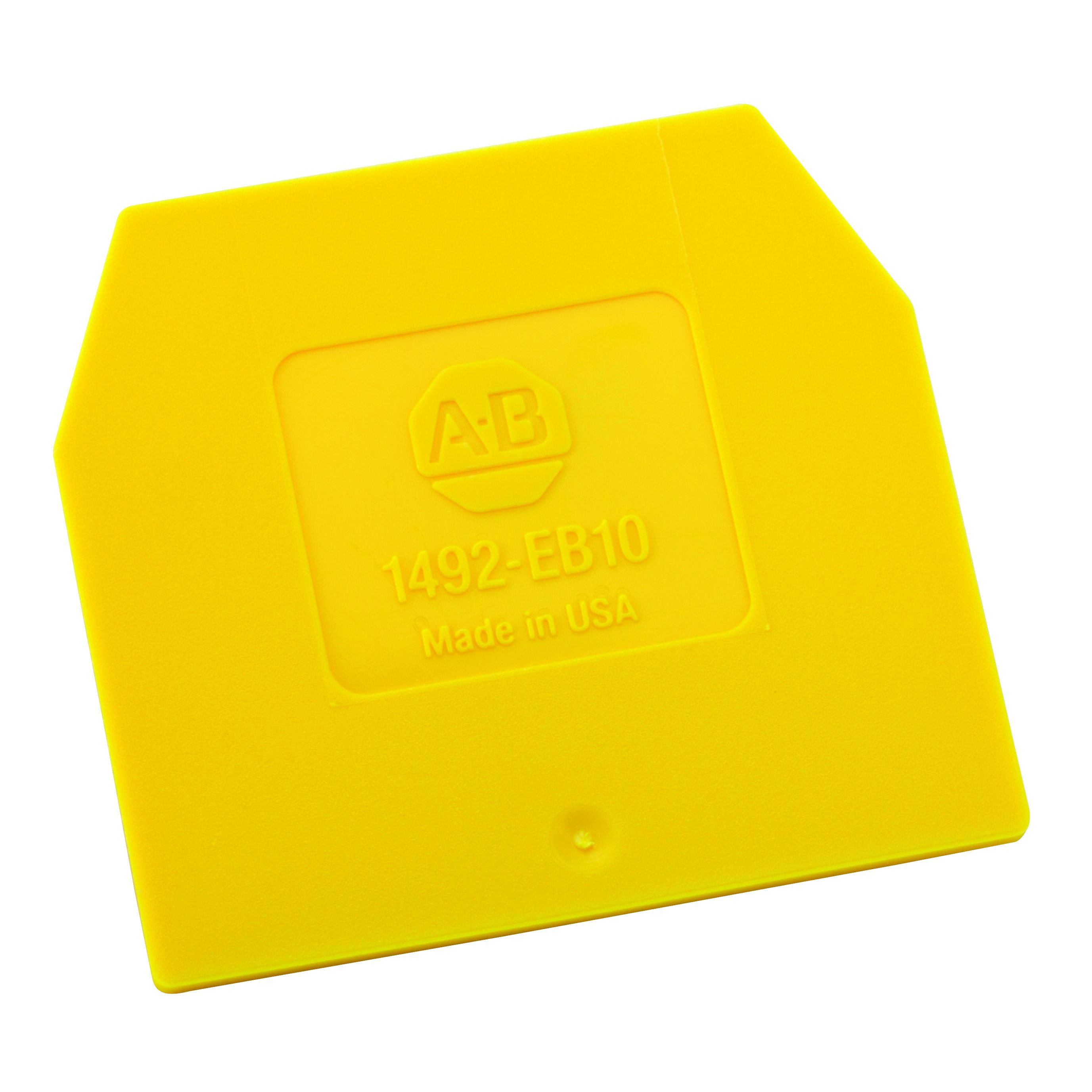 Allen-Bradley End Barrier Yellow (Pack 50)