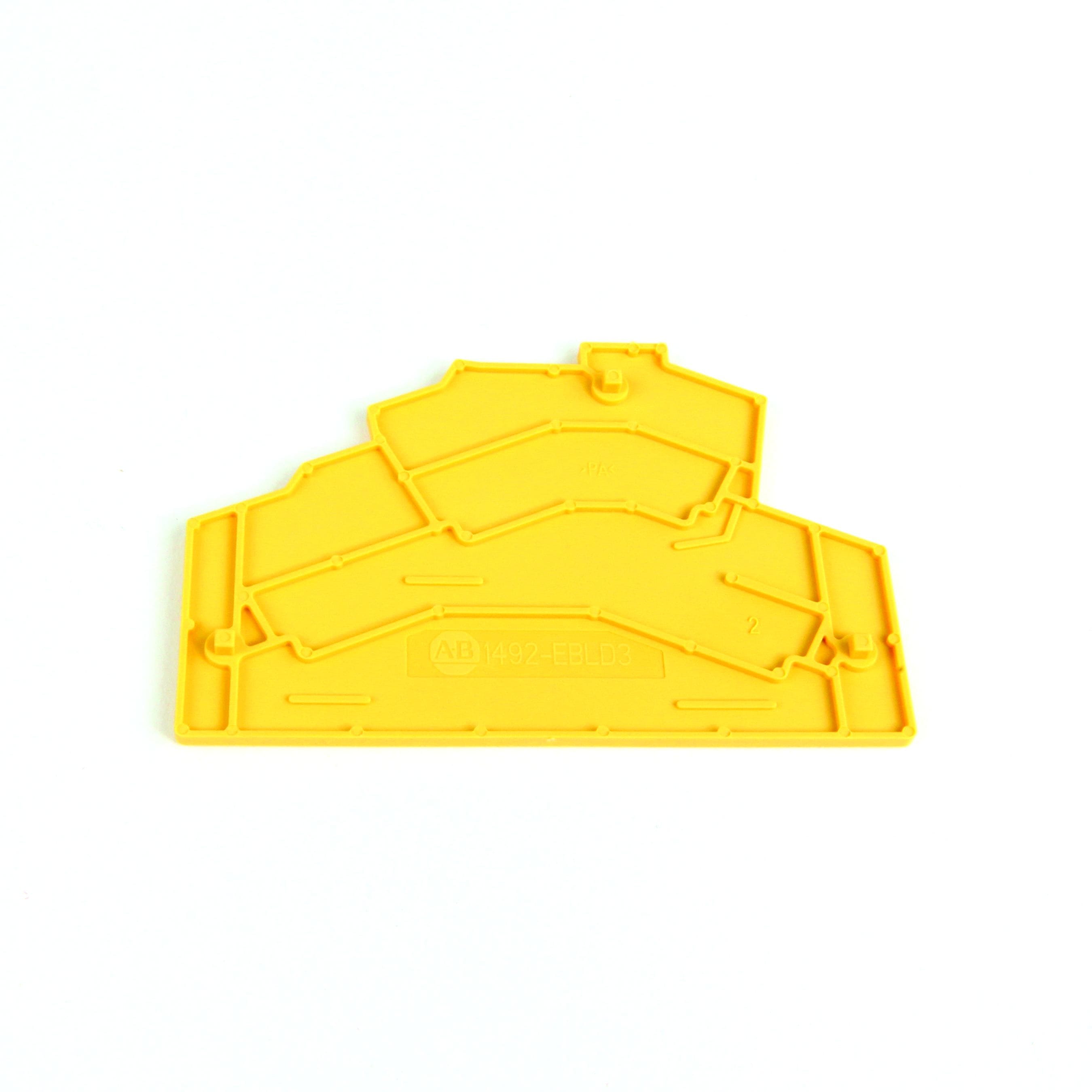 Allen-Bradley END BARRIER YELLOW (Pack 20)