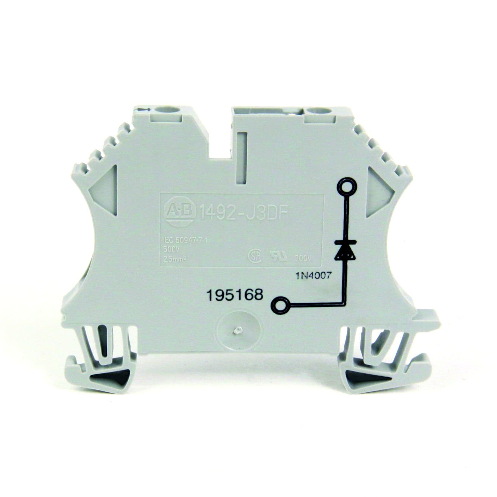 Allen-Bradley GREEN FEED THROUGH SCREW TERMINAL BLOCK