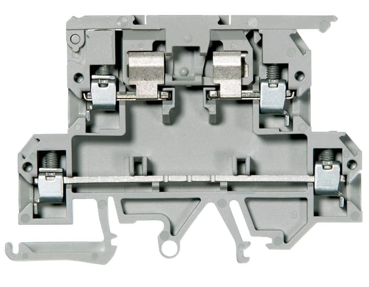 Allen-Bradley Feed-Through Hinged term block GRY W/LED