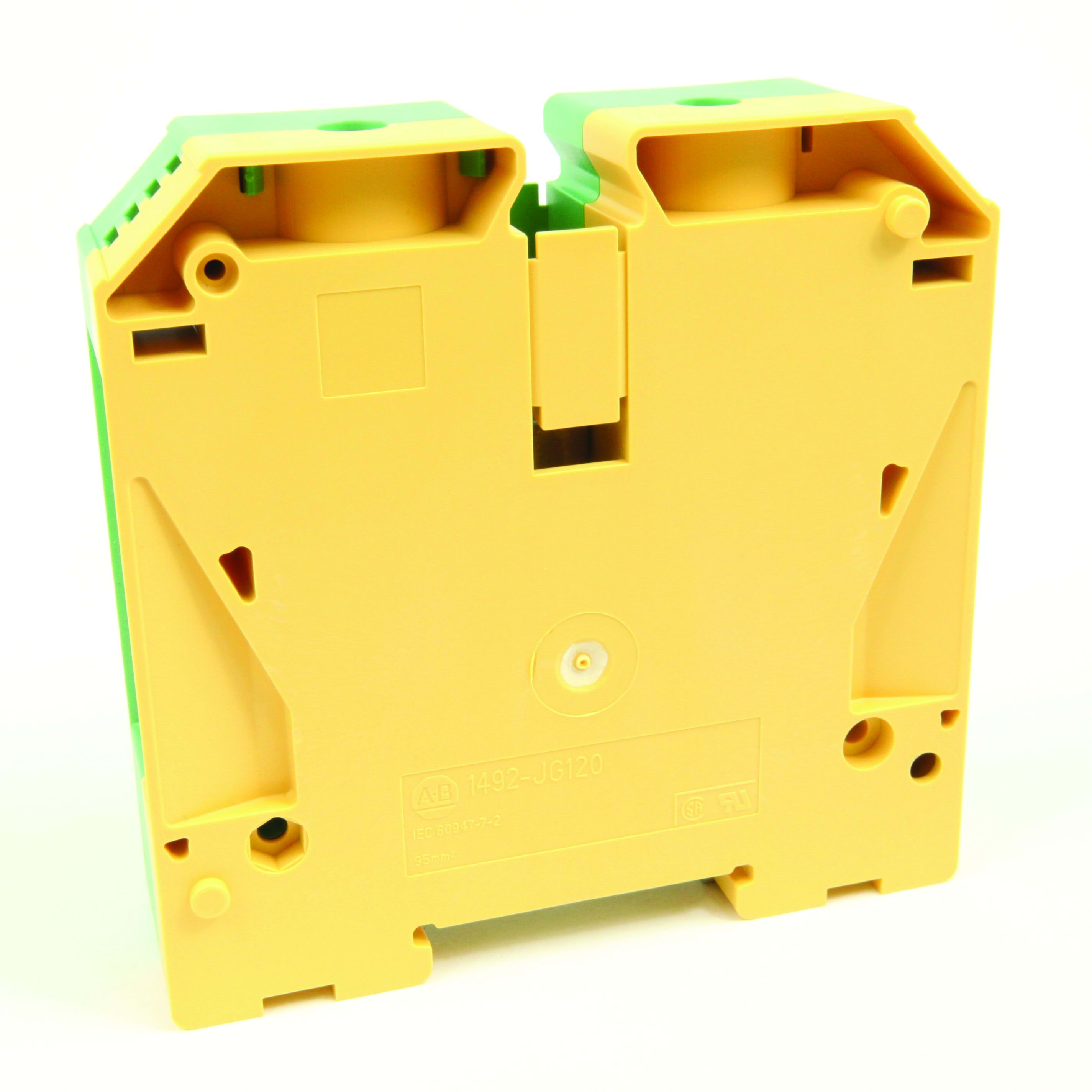 Allen-Bradley Ground Terminal Block 120mm Green/Yellow