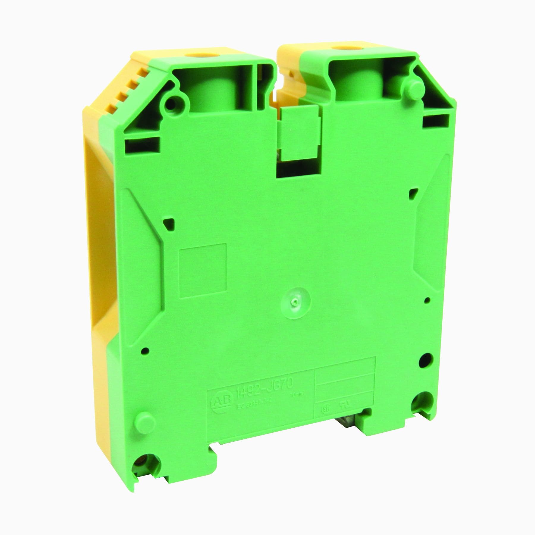 Allen-Bradley Ground Terminal Block 70mm Green/Yellow