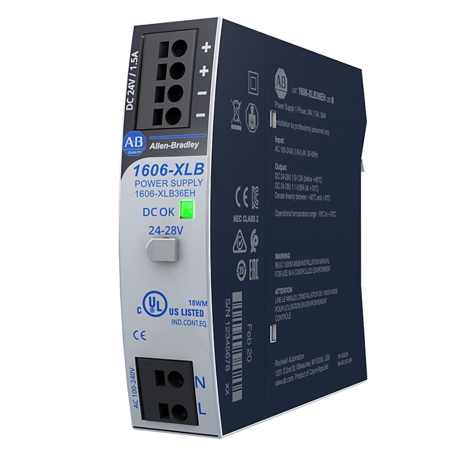Allen-Bradley Allen Bradley Switched Mode Basic Power Supply 24V DC 1.5A